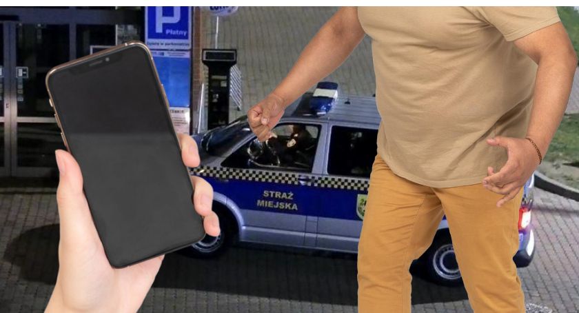 Ukradł telefon i opluł strażniczkę. Awantura na ul. Polnej w Szczecinku / foto ilustracyjne monitoring SM/Temat