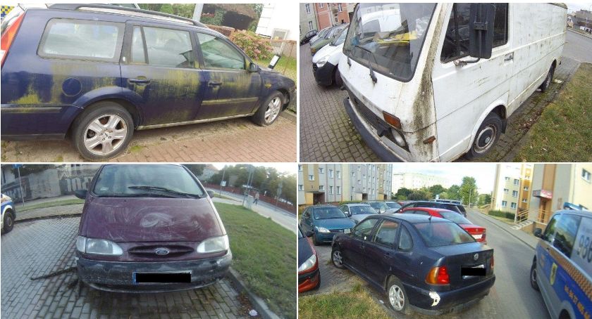 Wraki w Szczecinku. Straszą i zajmują miejsca parkingowe