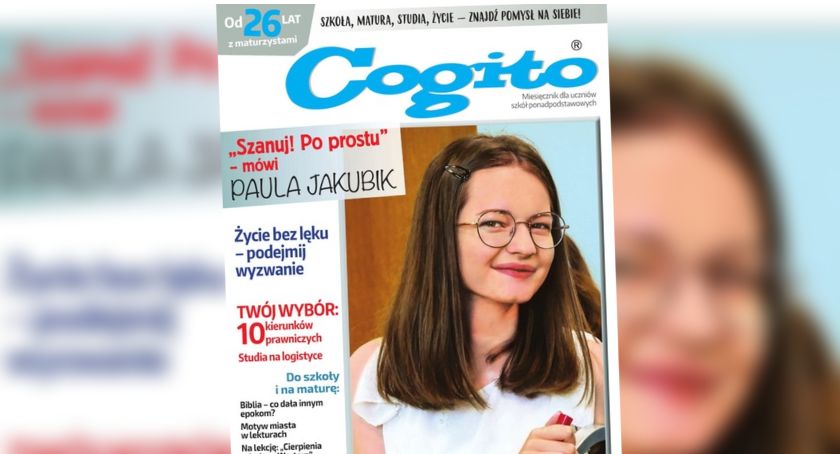 Paula Jakubik z I LO na okładce ogólnopolskiego miesięcznika