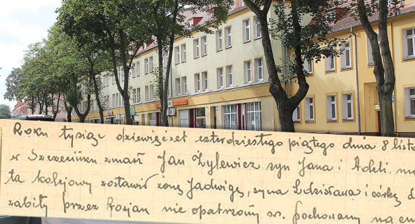 W tym budynku przy ul. Warcisława  IV odbywała się kolejarska zabawa.  To tutaj na ulicy padły strzały. 
