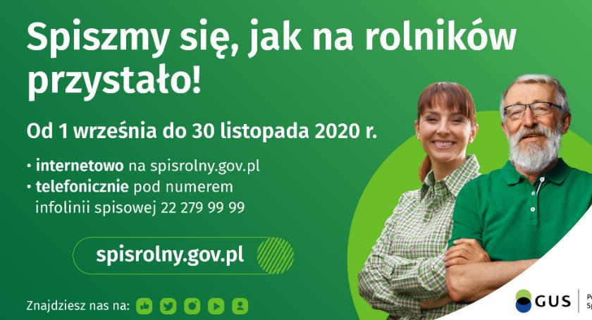 Rolniku! Trwa Powszechny Spis Rolny 2020. Spisz się - to Twój obowiązek!