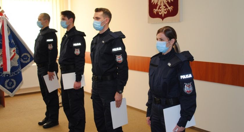 Ślubowanie nowych policjantów w Szczecinku