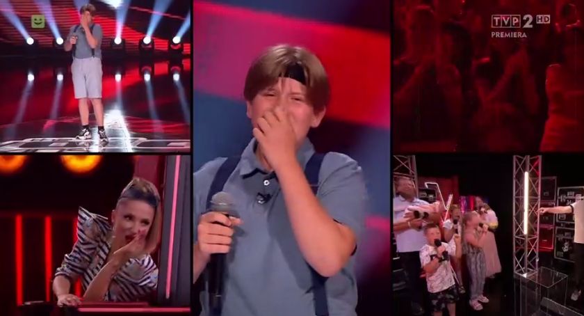 „Król Julian” w The Voice Kids. 13-latek ze Szczecinka awansował dalej! / fot. screen - TVP