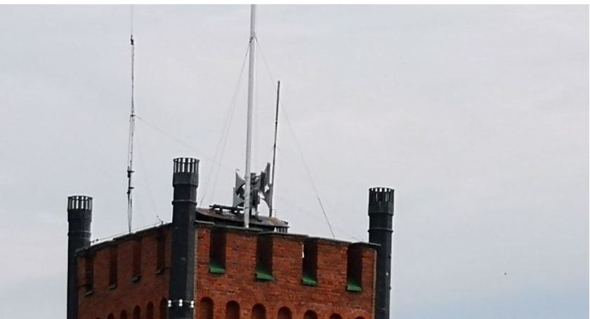 Syreny alarmowe na ratuszu w Szczecinku