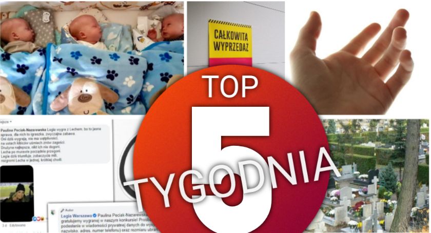 TOP 5 najchętniej czytanych artykułów tygodnia
