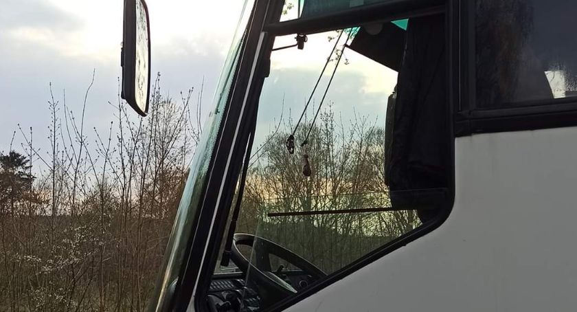 Kolizja autobusu MKP Szczecinek w drodze na mecz i awans w Pucharze Polski / fot. Fb - MKP Szczecinek