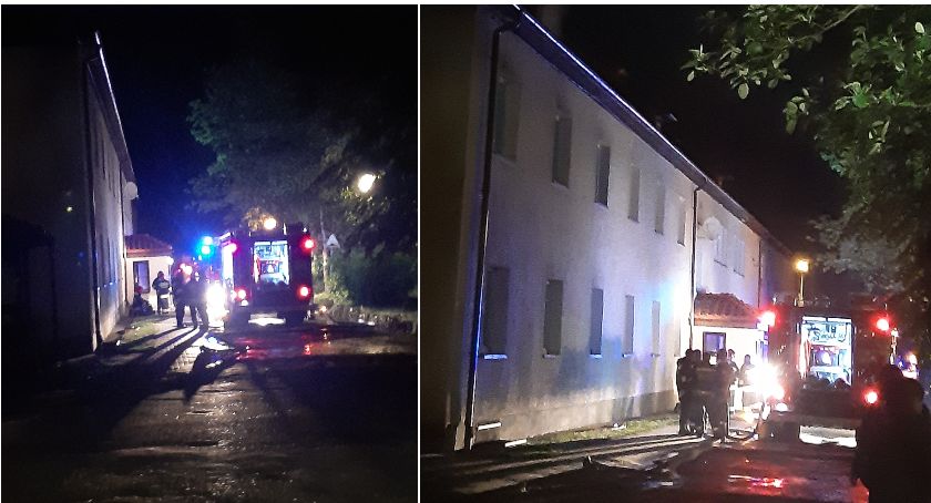 Tragiczny pożar w Bornem Sulinowie. Jedna osoba zginęła, kilkadziesiąt ewakuowano / fot: Rafał Buczkowski
