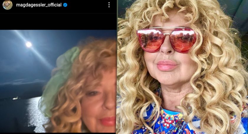 Magda Gessler ponownie jest w Szczecinku! „Księżyc szaleje, a ja z nim” / fot. Instagram