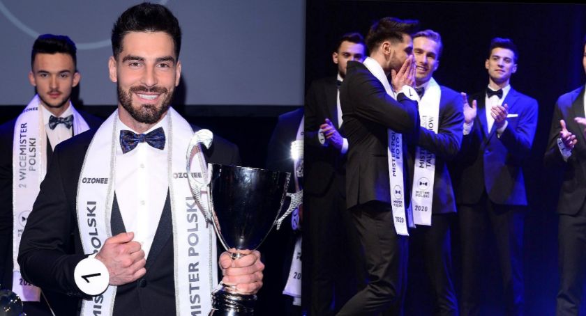 Jakub Kowalewski ze Szczecinka został Misterem Polski 2020! / fot. Mister Polski