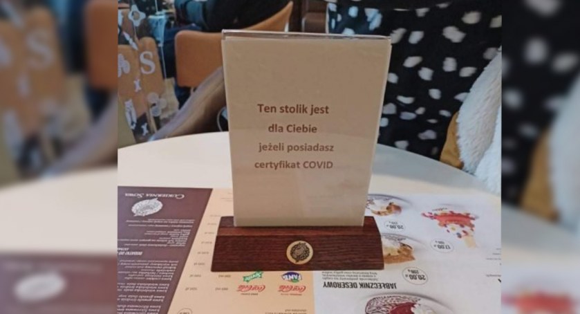 Kawiarnia w Szczecinku ze stolikami tylko dla zaszczepionych