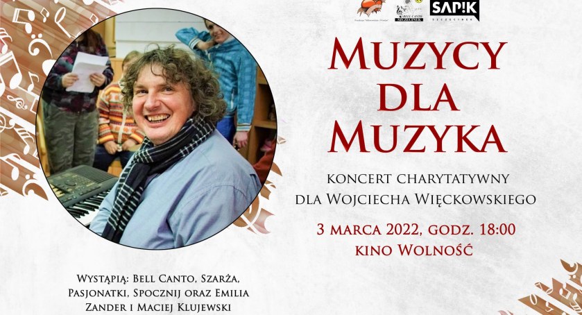 Muzycy dla Muzyka – koncert charytatywny dla Wojciecha Więckowskiego.