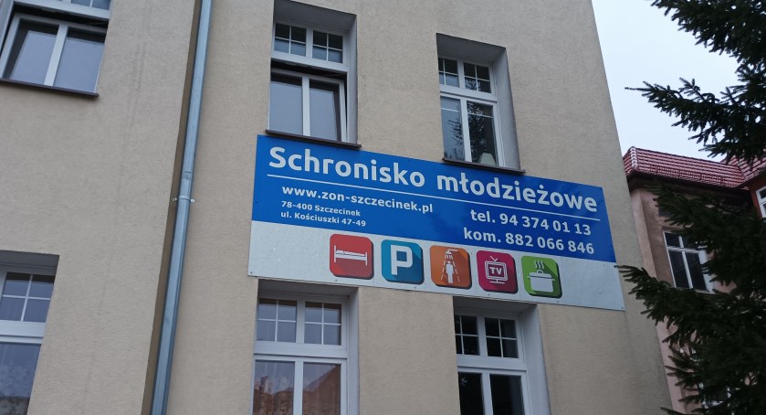 Schronisko Młodzieżowe w Szczecinku. To tutaj kwaterowani są uchodźcy z Ukrainy