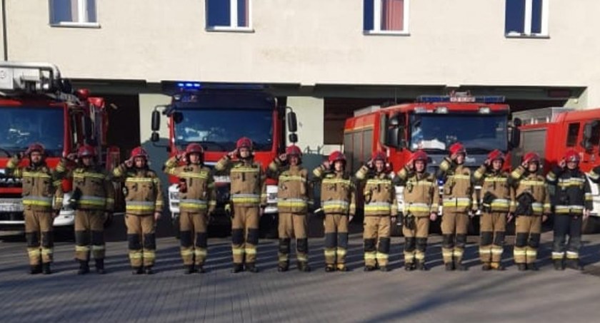 Strażacy ze Szczecinka oddali hołd bohaterskim strażakom z Ukrainy