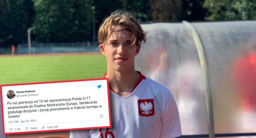 Miłosz Kurzydłowski z awansem na Mistrzostwa Europy! Prezes PZPN gratuluje młodym piłkarzom