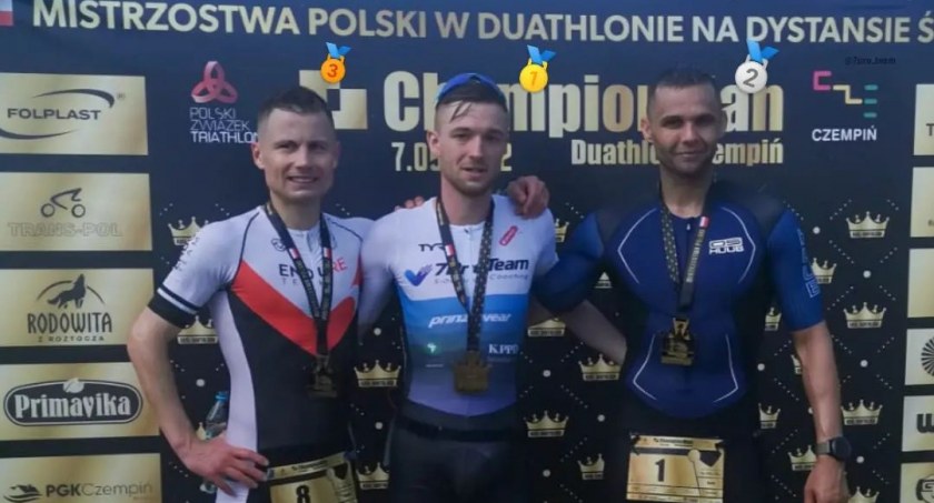 Igor Siódmiak został mistrzem Polski w duathlonie! / fot. Instagram