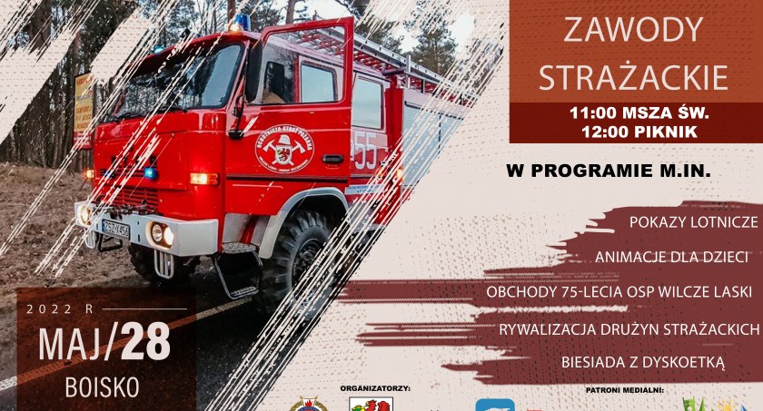 Przed nami Piknik Strażacki w Wilczych Laskach. Atrakcji nie zabraknie