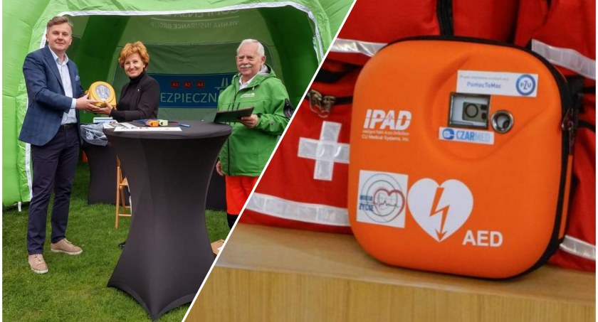 W mieście jest kolejny defibrylator AED / fot. SAPiK; Temat