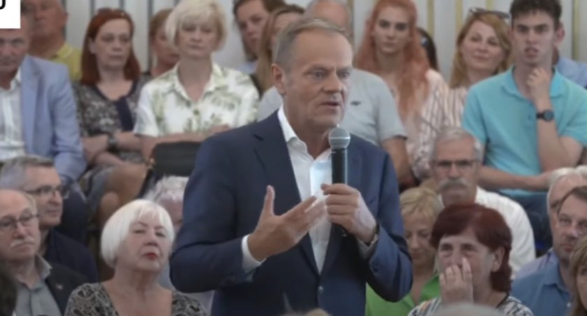 Donald Tusk w Stargardzie / Janusz Sokółka, YT