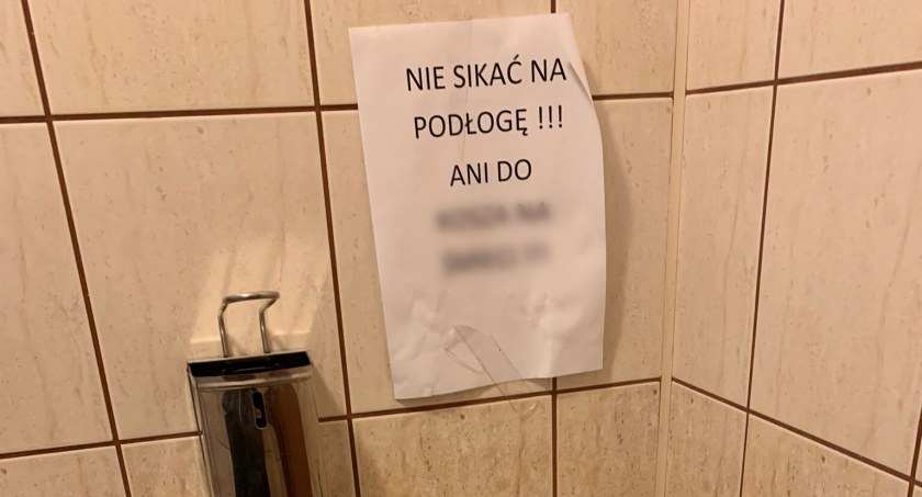 Zdjęcie: Karteczka z nietypowym apelem prosto Szczecinku