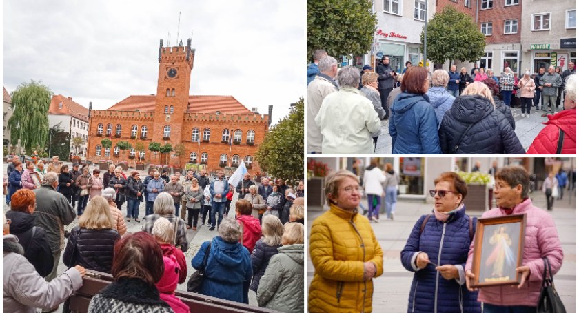 zdjęcie: Koronka do Miłosierdzia Bożego w centrum Szczecinka