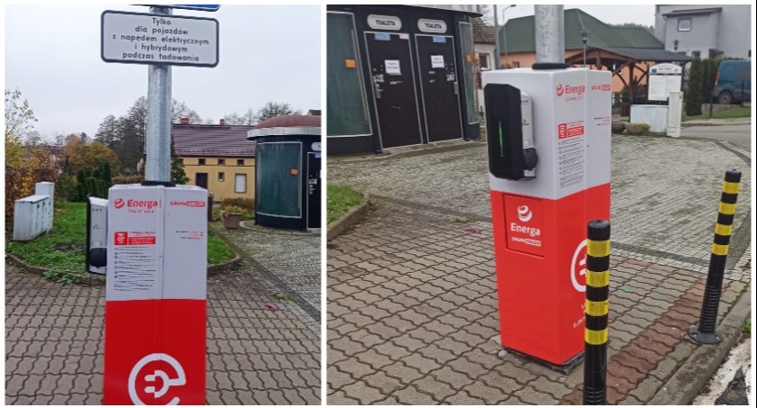 Zdjęcie: W Białym Borze powstała ładowarka do samochodów elektrycznych / fot. FB - Paweł Mikołajewski