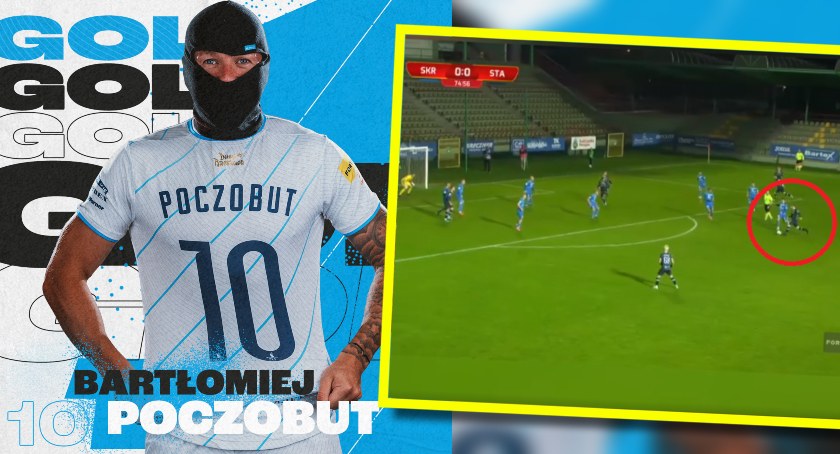 Zdjęcie: Bartłomiej Poczobut z kolejnym pięknym golem w I lidze / fot. FB - Stal Rzeszów