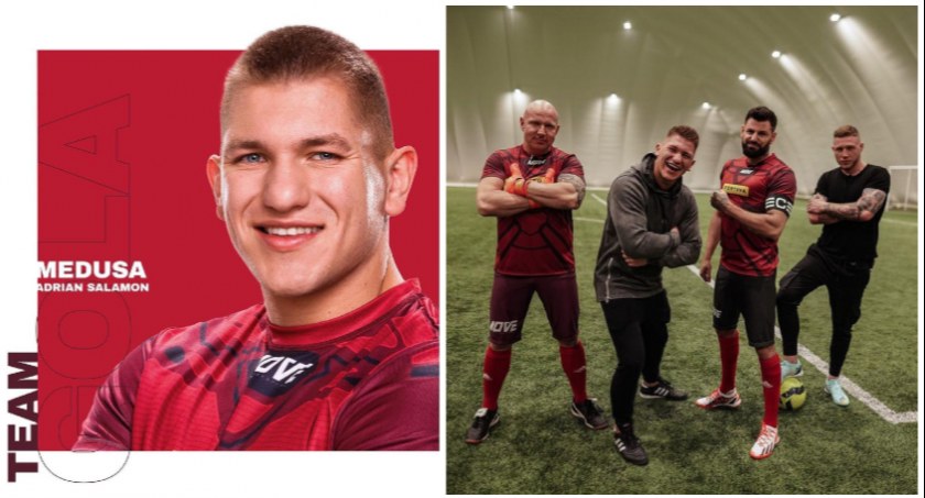 Zdjęcie: Adrian Salamon zagra w drużynie Team Gola / fot. Instagram