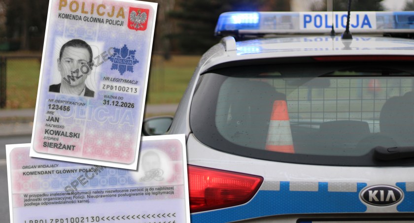 Zdjęcie: Nowe legitymacje służbowe policjantów / fot. P. Witczuk