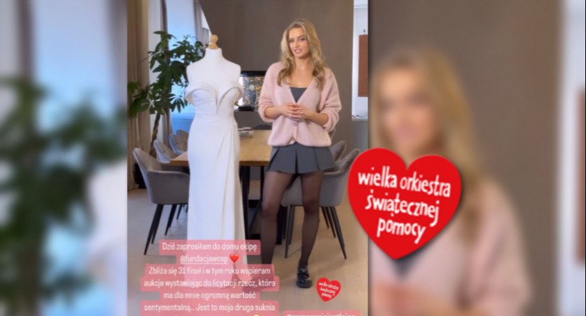 Zdjęcie: Karolina Pisarek ponownie wspiera WOŚP / Instagram
