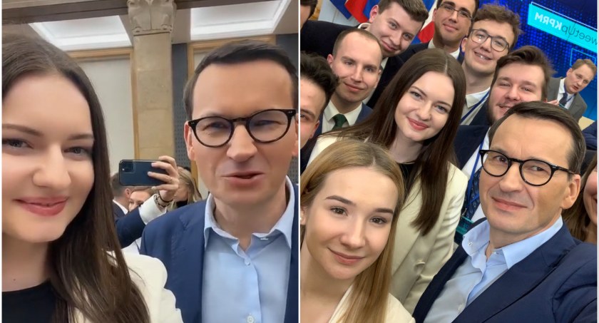 Zdjęcie: Paula Jakubik i Mateusz Morawiecki / fot. Twitter