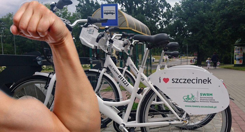zdjęcie: system rowerów miejskich w Szczecinku