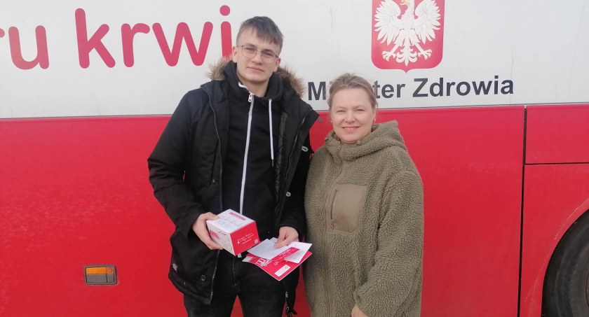 Akcja poboru krwi w Czarnem. Michał: „od dawna o tym marzyłem” / fot: organizatorzy