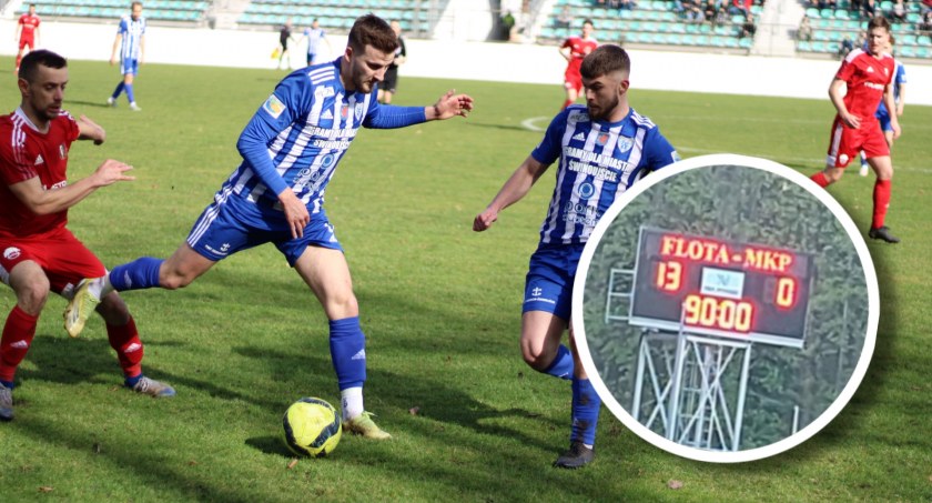 Zdjęcie: Flota rozbiła MKP 13:0 w ćwierćfinale Pucharu Polski ZZPN / fot. P. Witczuk
