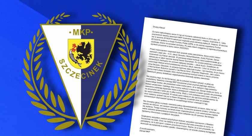 Zdjęcie: MKP Szczecinek wydał oświadczenie / P. Witczuk