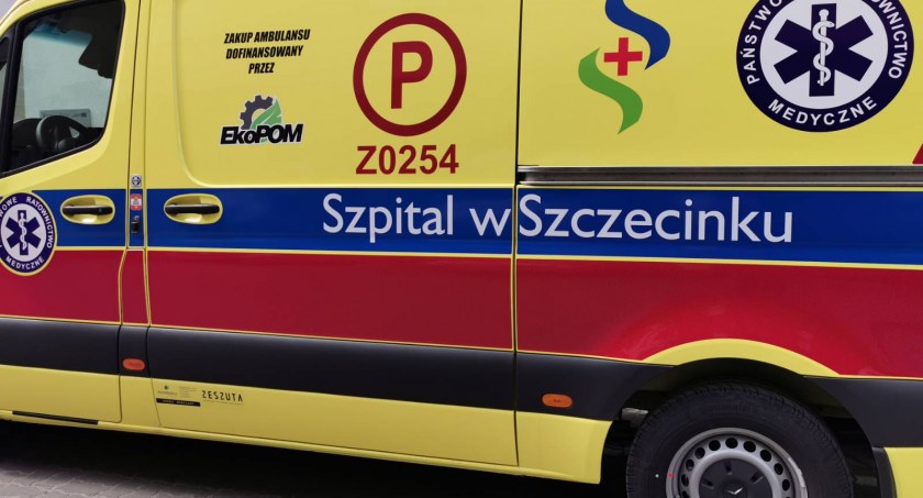 zdjęcie: karetka pogotowia Szpitala w Szczecinku