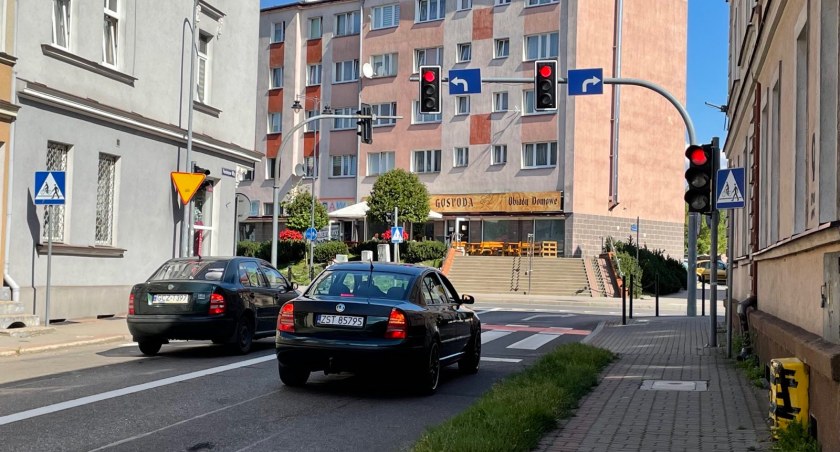 Zdjęcie: Sygnalizacja świetlna na Powstańców Wielkopolskich