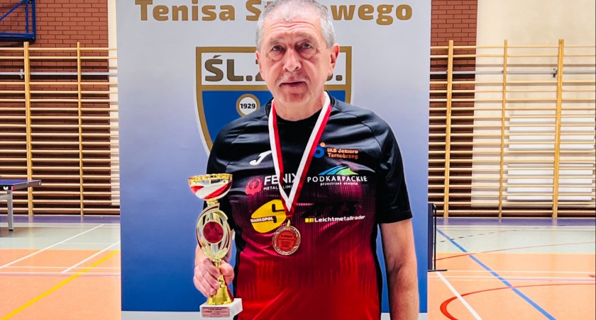 tenis stołowy, Mistrzostwa Polski Biedziuk brązem - zdjęcie, fotografia
