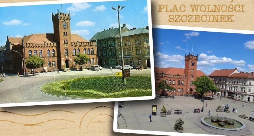 Zdjęcie: Jak zmieniał się plac Wolności w Szczecinku?