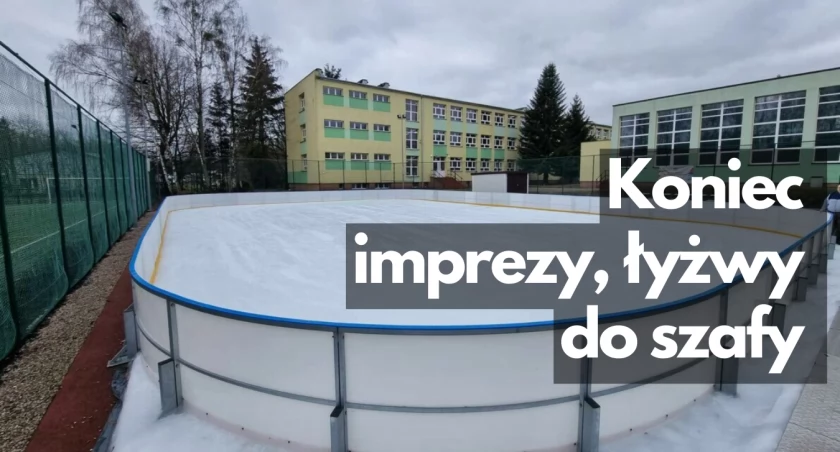 zdjęcie: lodowisko przy ZS Nr1 im KEN w Szczecinku
