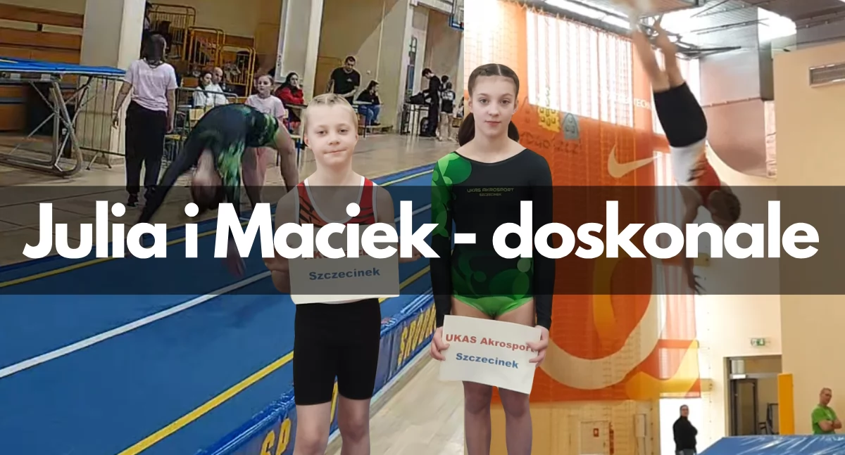 akrobatyka, Julia Maciek Doskonały występ młodych akrobatów - zdjęcie, fotografia