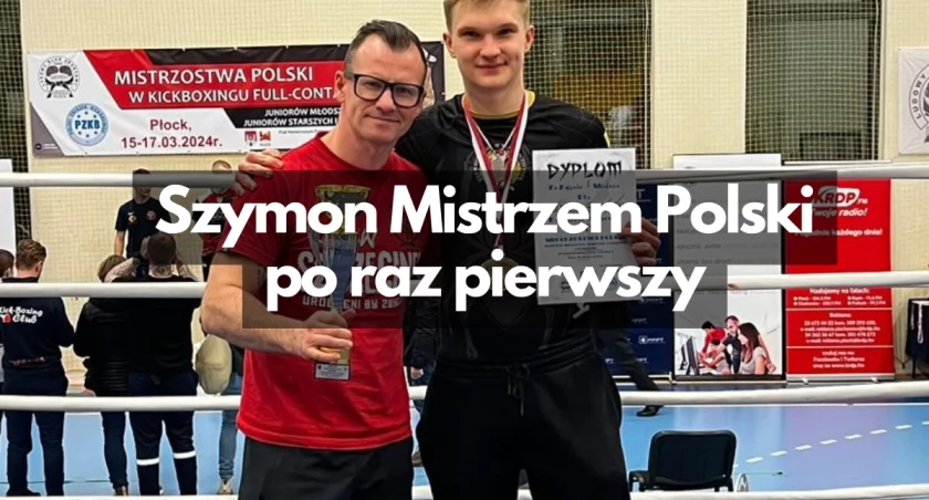 kickboxing, Szymon Gaczyński Kadrze Narodowej - zdjęcie, fotografia