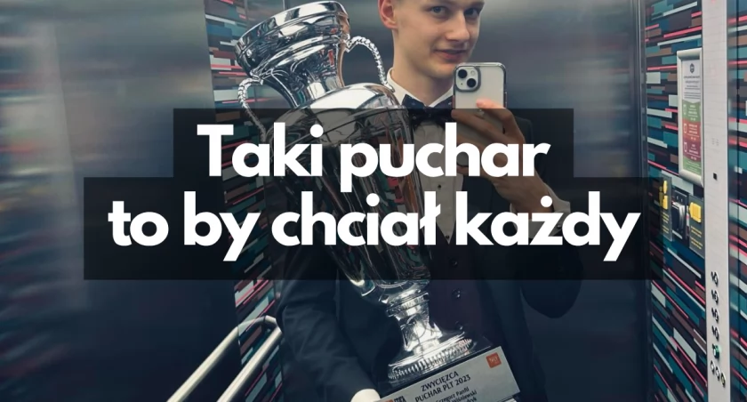 tenis ziemny, Gabiel Łosiewicz Puchar smakuje świetnie! - zdjęcie, fotografia