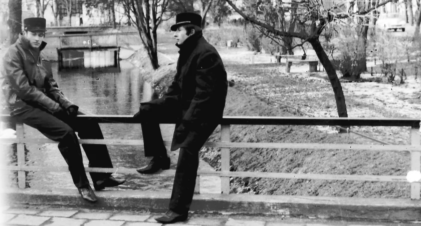 Historia, Scenka zamkowego mostku - zdjęcie, fotografia
