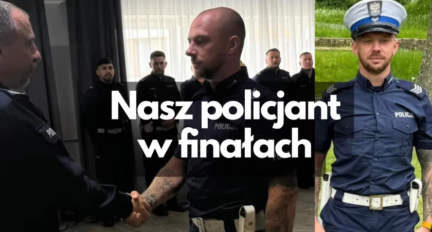 zdjęcie: sierż. szt. Dawid Adamski, sierż. szt. Michał Kaźmierczak, sierż. szt. Adrian Urbaniak z KPP w Szczecinku / fot: policja