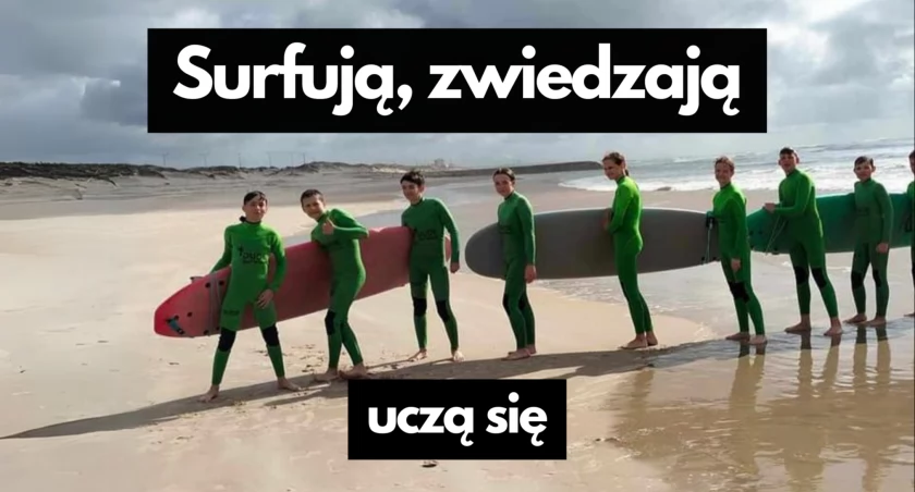 zdjęcie: uczniowie SP5 w Portugalii 