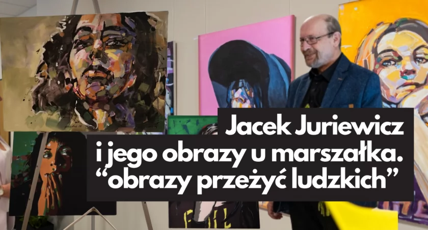 zdjęcie: Jacek Juriewicz z wernisażem w Szczecinie / prace autora z FB