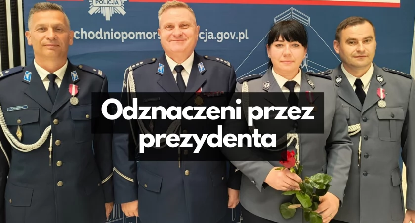 zdjęcie: podinsp. Tomasz Bykowski, asp. szt. Arkadiusz Perzyński, st. asp. Anna Matys