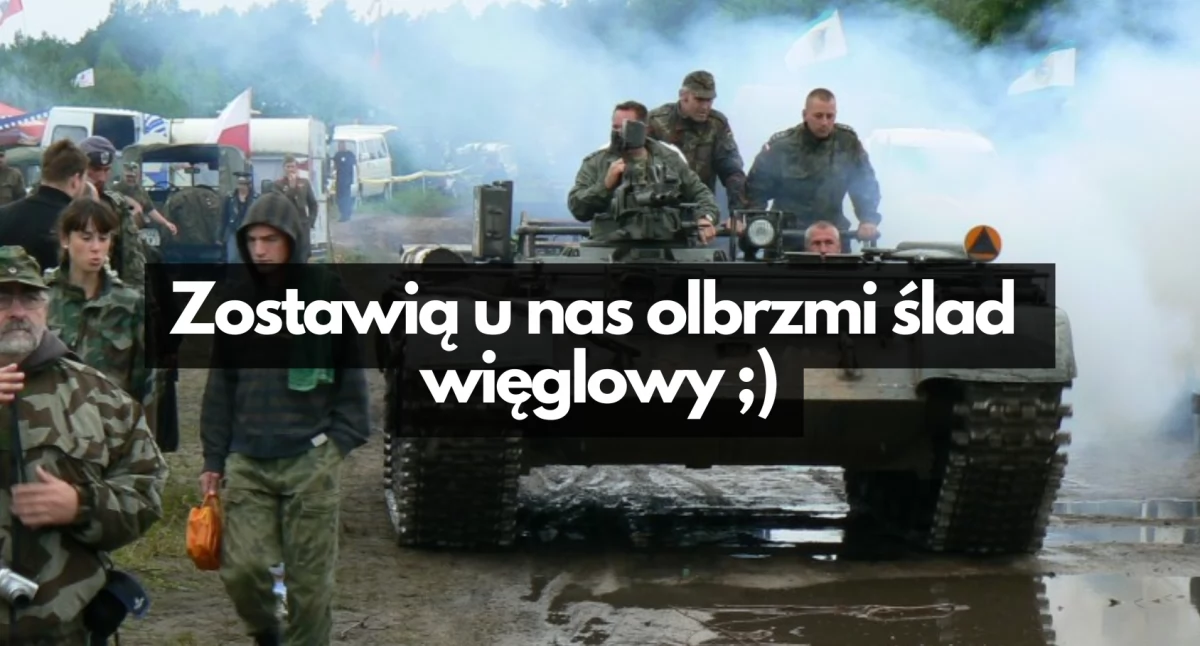 Imprezy, Wojskowa kolumna wjedzie Zachód - zdjęcie, fotografia