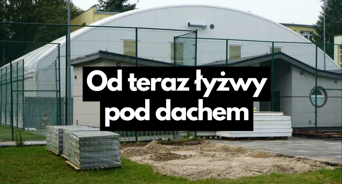 zdjęcie: kryte lodowisko w Szczecinku / fot> Starostwo Powiatowe w Szczecinku