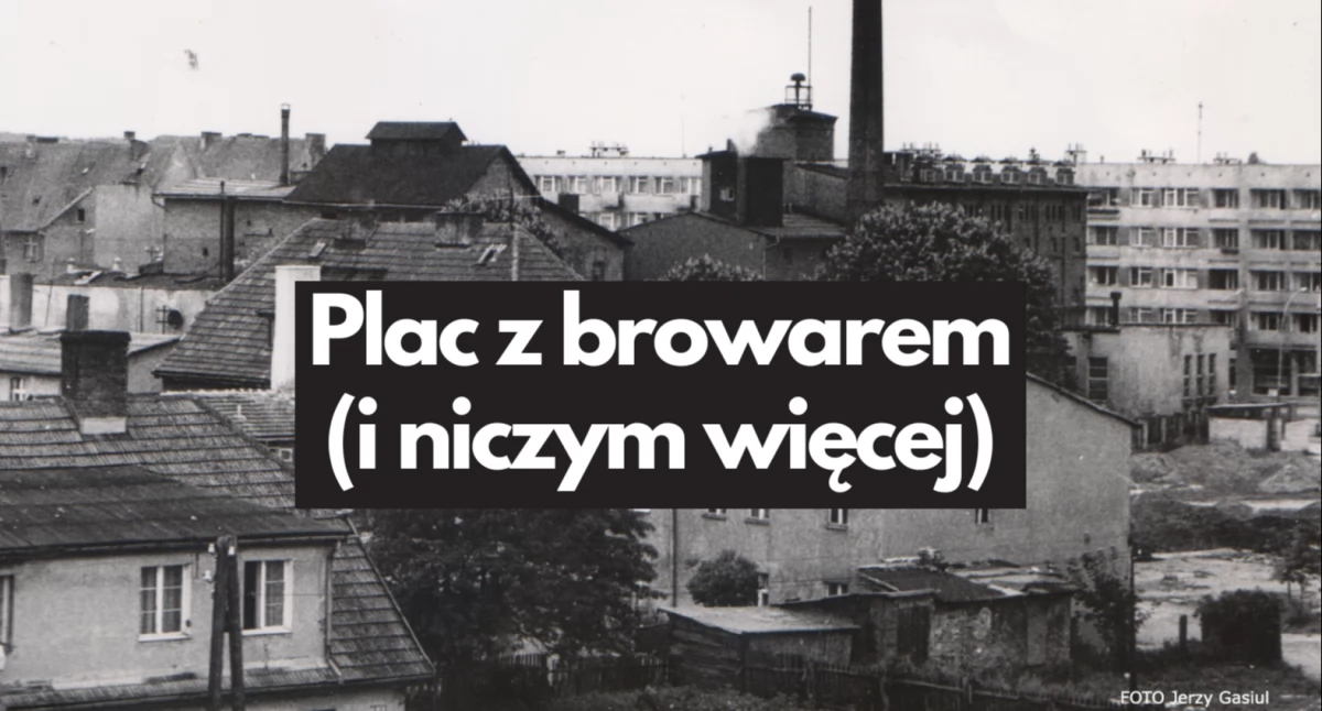 Zdjęcie: Browar w Szczecinku. Archiwalne ujęcie wykonano latem 1976 roku